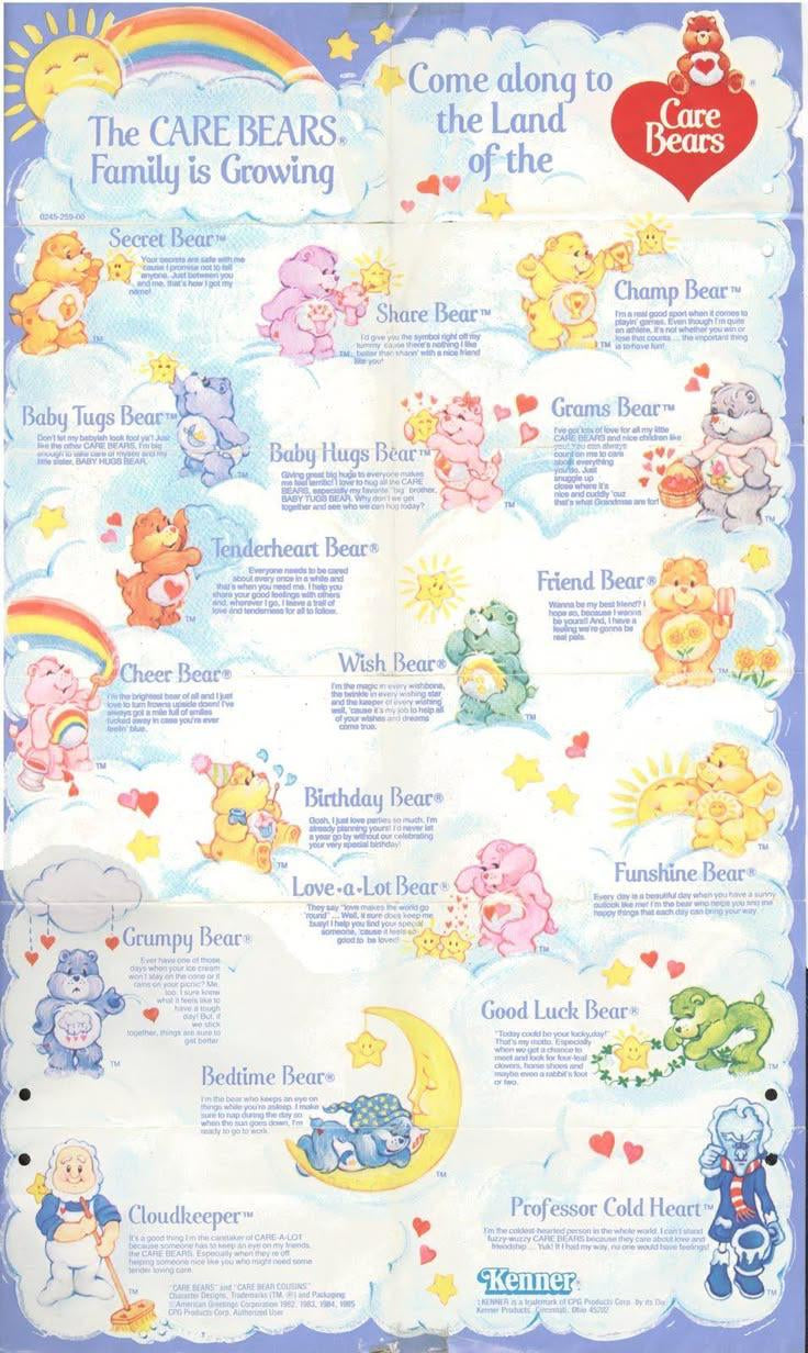 Care bear inspired